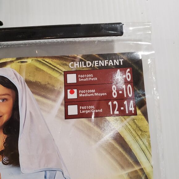 The Virgin Mary Biblical Times Halloween Costume Girls size Medium 8-10 New - Picture 3 of 4